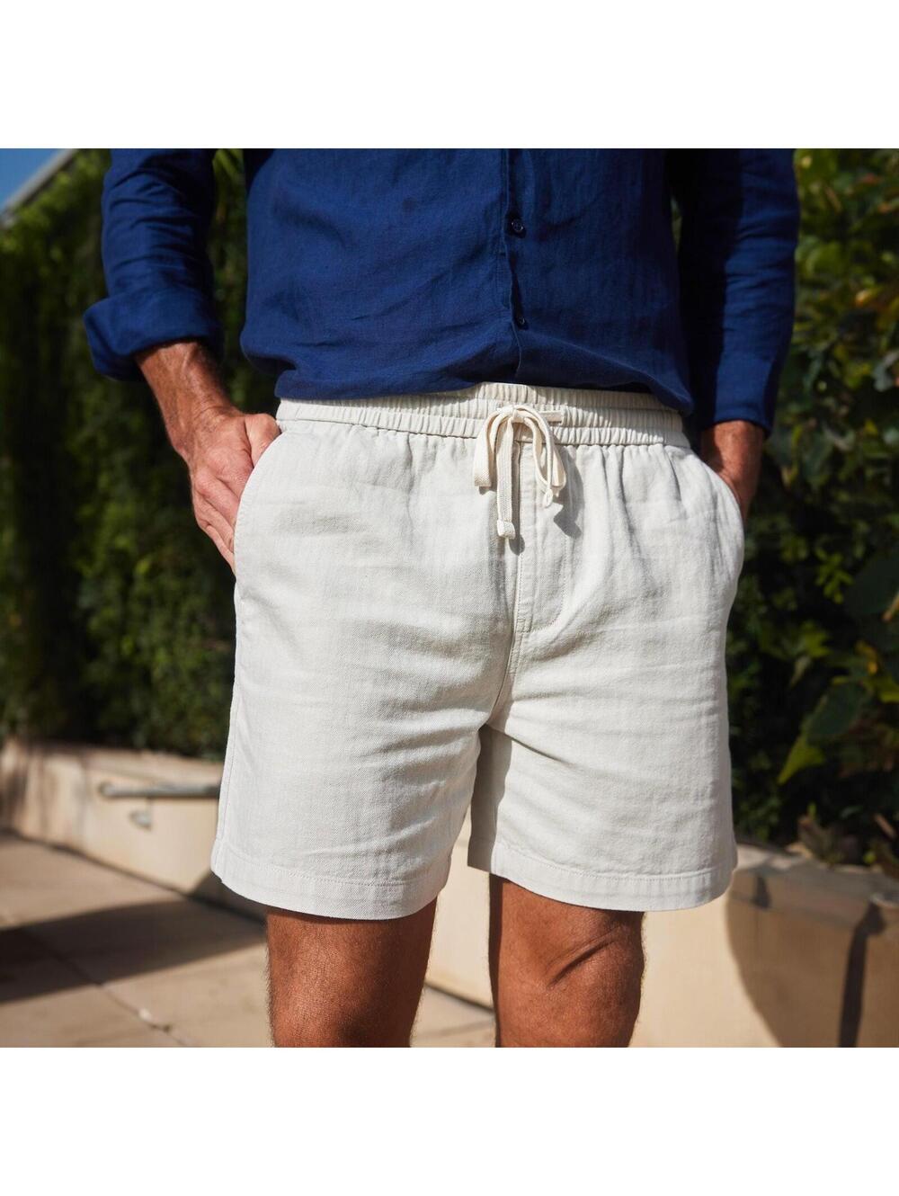 Collars & Co. NWT Toscano Linen & Cotton Shorts - Size 2XL